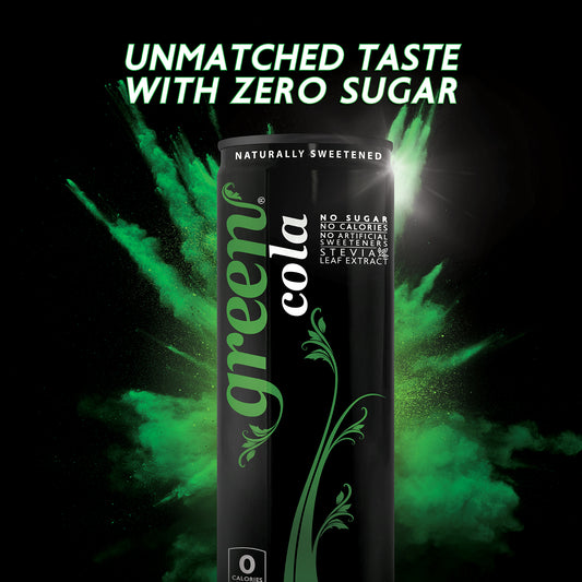 Green Cola is 100%Taste